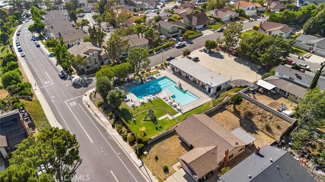 1007 Flintlock Rd, Diamond Bar, CA 91765 - aerial view of property and surrounding area with a pool area and nearby suburban area