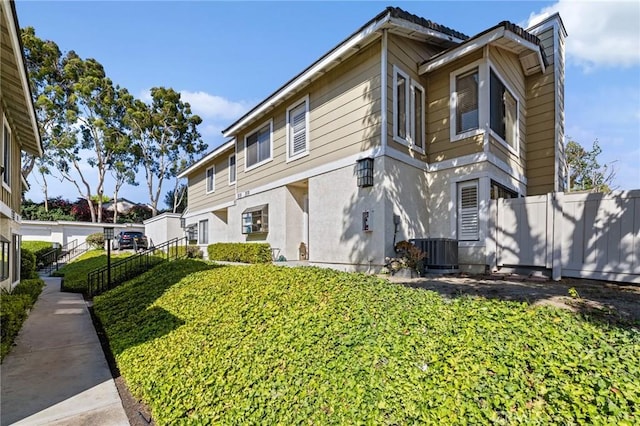 1007 Flintlock Rd, Diamond Bar, CA 91765 - view of property exterior featuring a central AC unit
