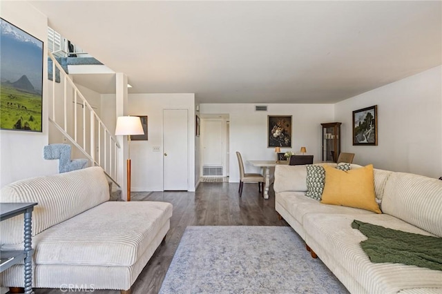 1007 Flintlock Rd, Diamond Bar, CA 91765 - living room with wood finished floors and stairs