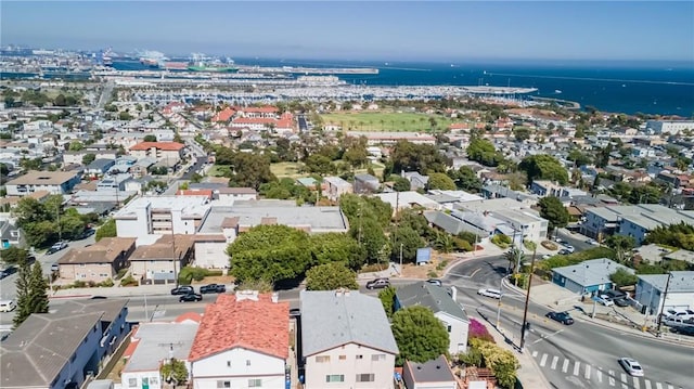 2433 S Gaffey St, San Pedro, CA 90731 - aerial view of residential area featuring a large body of water