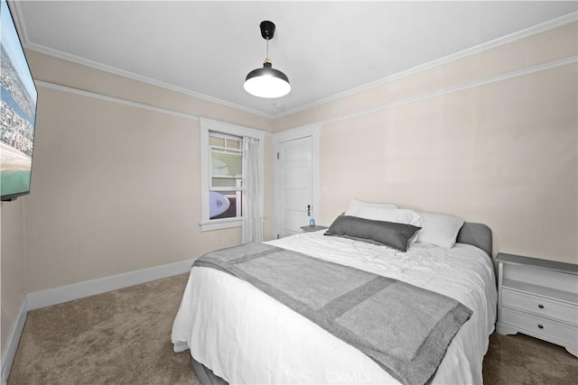 6025 E Ocean Blvd, Long Beach, CA 90803 - carpeted bedroom featuring ornamental molding