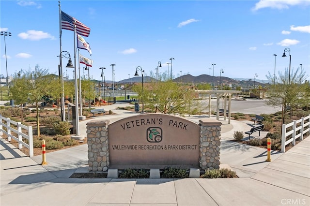 32084 Richardson St, Menifee, CA 92584 - community sign with a mountain view