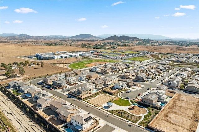 32084 Richardson St, Menifee, CA 92584 - aerial perspective of suburban area featuring a mountainous background