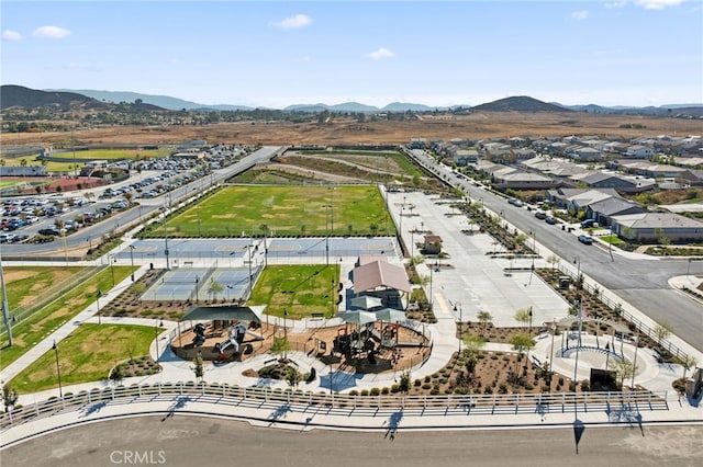 32084 Richardson St, Menifee, CA 92584 - aerial perspective of suburban area featuring mountains