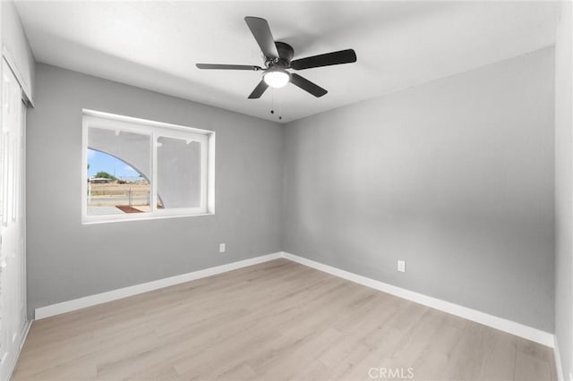 11343 1st Ave, Hesperia, CA 92345 - spare room featuring wood finished floors and ceiling fan
