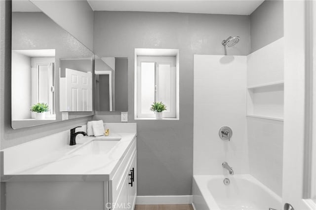 11343 1st Ave, Hesperia, CA 92345 - full bathroom featuring vanity and shower / bath combination
