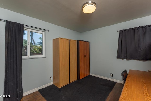 312 Lafayette Dr, Oxnard, CA 93036 - unfurnished office with dark wood-type flooring and baseboards
