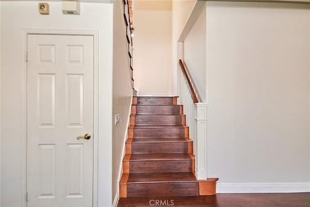 717 Arcadia Ave Unit C, Arcadia, CA 91007 - stairs with wood finished floors and baseboards