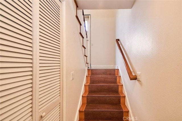 717 Arcadia Ave Unit C, Arcadia, CA 91007 - staircase featuring wood finished floors