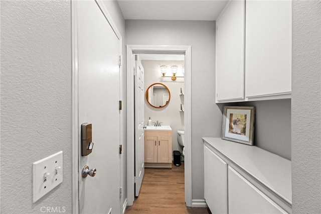 3732 Calle Monada, Riverside, CA 92503 - bathroom featuring vanity and wood finished floors