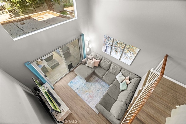 3732 Calle Monada, Riverside, CA 92503 - living room with wood finished floors