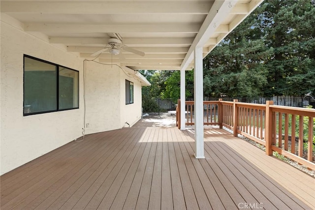 10 Roseanna Ct, Chico, CA 95973 - wooden deck featuring ceiling fan