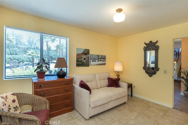 1410 Verde Canyon Rd, Arroyo Grande, CA 93420 - living area featuring light tile patterned floors and baseboards