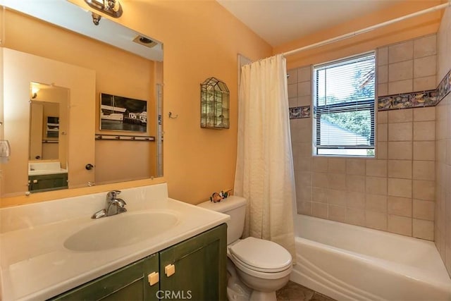 1410 Verde Canyon Rd, Arroyo Grande, CA 93420 - bathroom featuring vanity and shower / bath combo with shower curtain