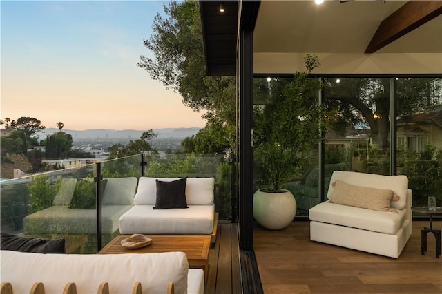 3733 Northland Dr, View Park, CA 90008 - balcony featuring an outdoor hangout area