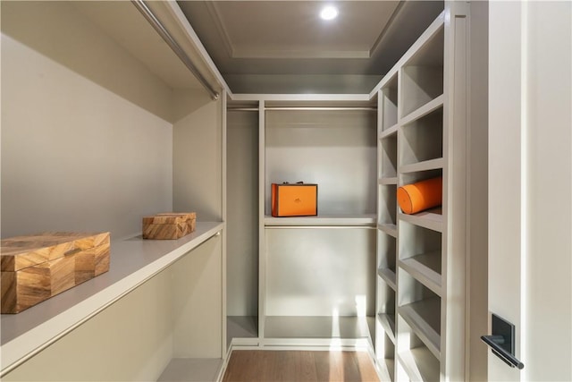 3733 Northland Dr, View Park, CA 90008 - spacious closet featuring wood finished floors