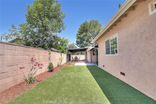 5221 Farago Ave, Temple City, CA 91780 - fenced backyard featuring a patio area