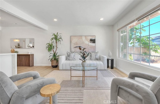 5221 Farago Ave, Temple City, CA 91780 - living room with wood finished floors and recessed lighting