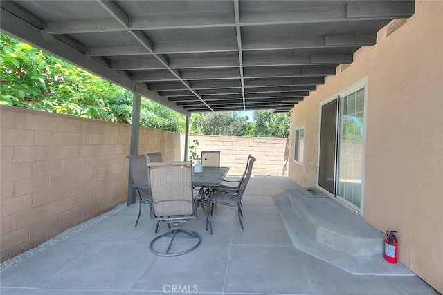 5221 Farago Ave, Temple City, CA 91780 - fenced backyard with outdoor dining area and a patio area