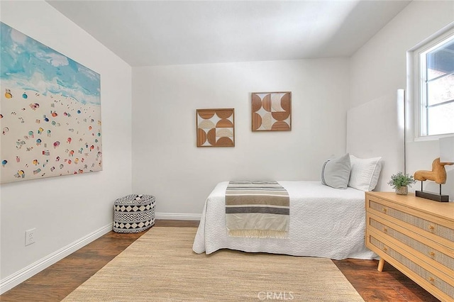 5221 Farago Ave, Temple City, CA 91780 - bedroom with dark wood-style floors and baseboards