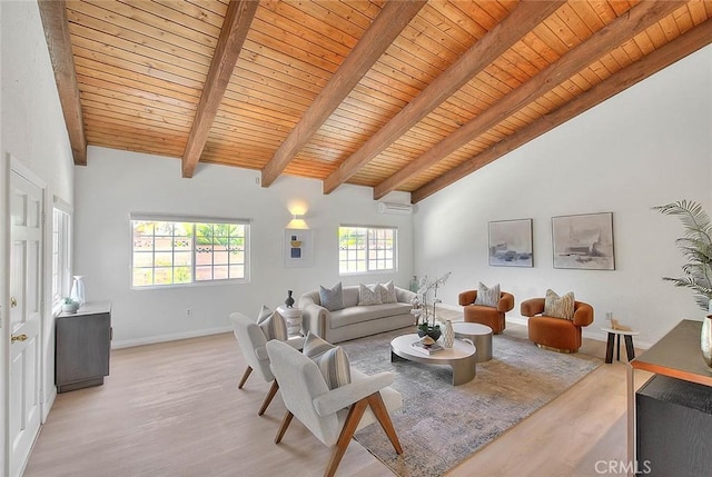 5221 Farago Ave, Temple City, CA 91780 - living room with wood finished floors and wooden ceiling