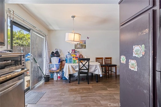 220 S Palm Ave, Santa Paula, CA 93060 - dining room featuring wood finished floors