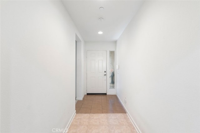 29184 Tree House, Lake Elsinore, CA 92530 - corridor with light tile patterned flooring and recessed lighting