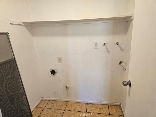 7941 Midhurst Dr, Highland, CA 92346 - laundry room featuring hookup for a gas dryer, light tile patterned floors, and hookup for an electric dryer