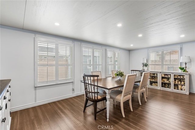 10041 Margo Ln, Westminster, CA 92683 - dining space featuring wood finished floors and recessed lighting