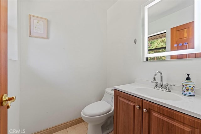 1104 Snowbird Dr, Frazier Park, CA 93225 - bathroom with vanity and tile patterned floors