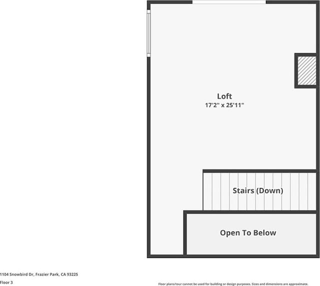 1104 Snowbird Dr, Frazier Park, CA 93225 - view of room layout