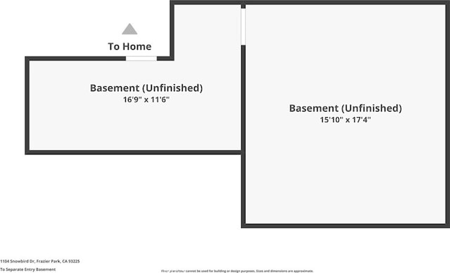1104 Snowbird Dr, Frazier Park, CA 93225 - view of room layout