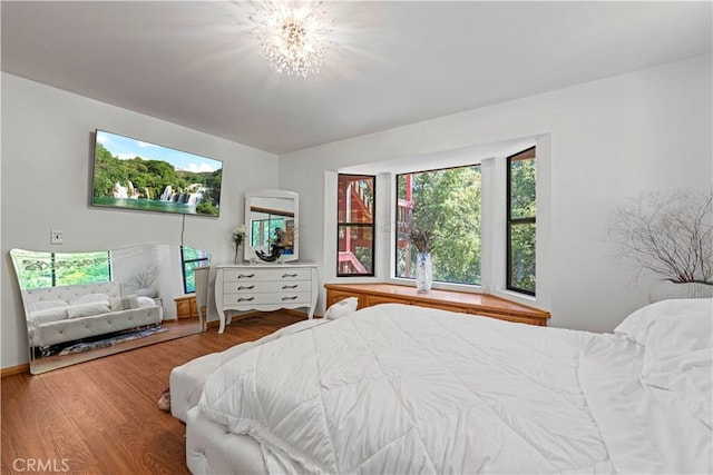1104 Snowbird Dr, Frazier Park, CA 93225 - bedroom featuring wood finished floors