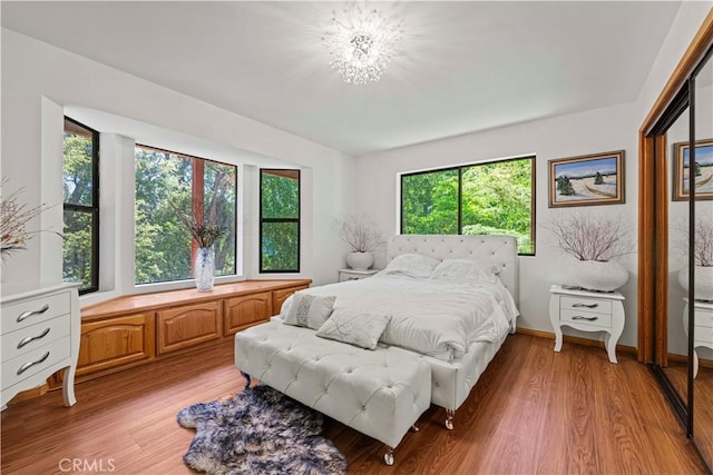 1104 Snowbird Dr, Frazier Park, CA 93225 - bedroom featuring light wood-type flooring and baseboards