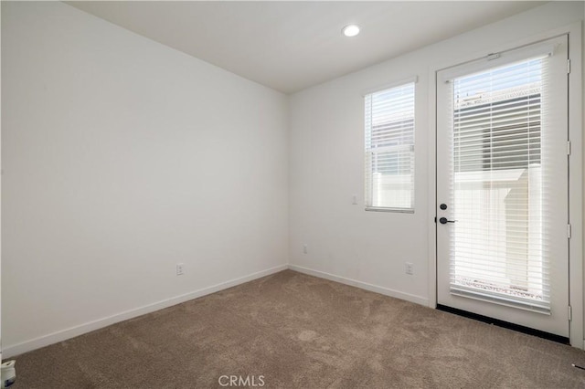 29526 Woodcreek Trl, Winchester, CA 92596 - carpeted empty room with baseboards and recessed lighting