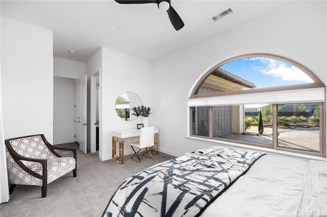 41783 Valencia Way, Temecula, CA 92592 - carpeted bedroom with ceiling fan and baseboards