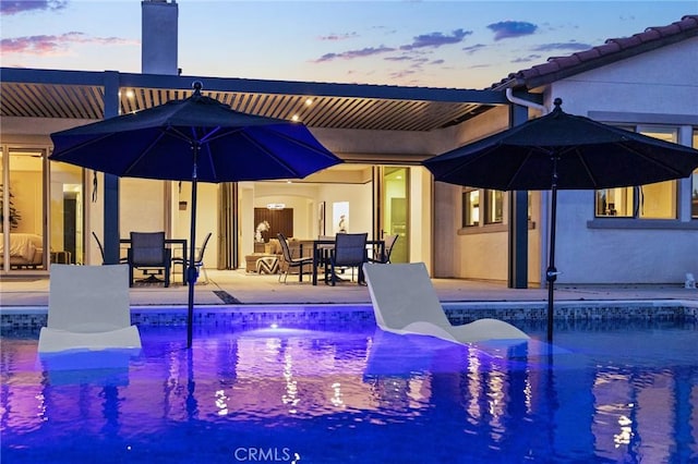 41783 Valencia Way, Temecula, CA 92592 - swimming pool with a patio and outdoor dining area