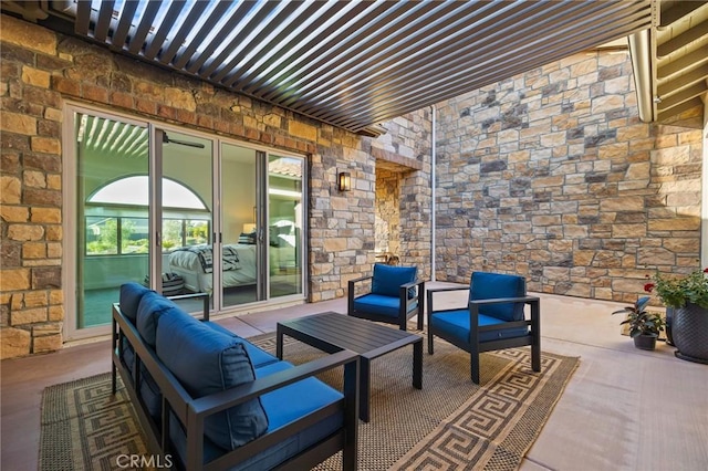 41783 Valencia Way, Temecula, CA 92592 - view of patio featuring outdoor lounge area