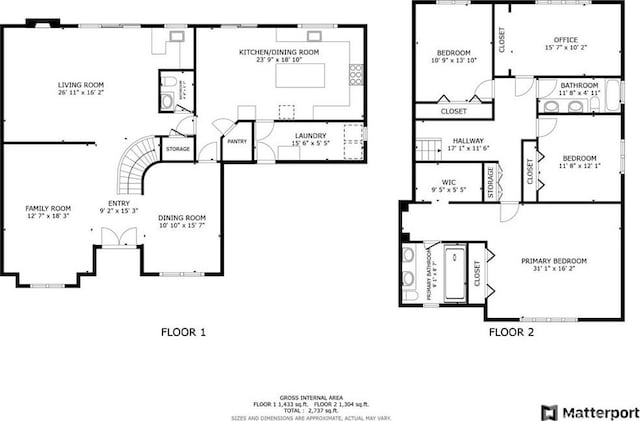 2056 Dublin Dr, Glendale, CA 91206 - view of room layout