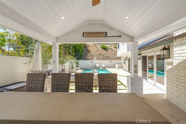 2056 Dublin Dr, Glendale, CA 91206 - fenced backyard with a patio