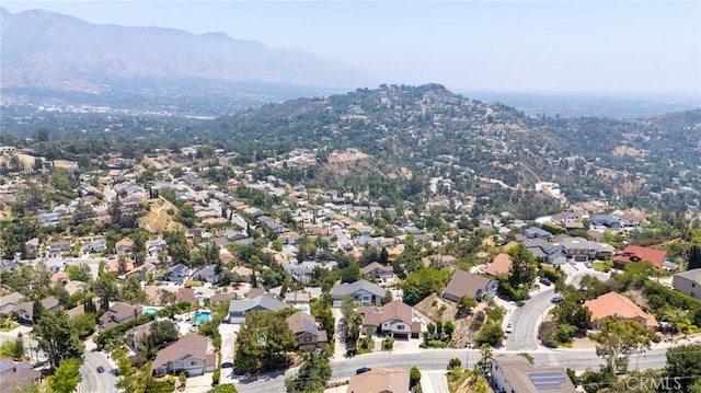 2056 Dublin Dr, Glendale, CA 91206 - aerial perspective of suburban area with a mountain backdrop