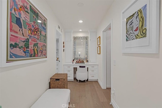 2056 Dublin Dr, Glendale, CA 91206 - corridor featuring recessed lighting and light wood-style floors