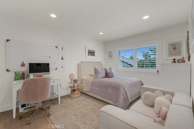2056 Dublin Dr, Glendale, CA 91206 - bedroom featuring recessed lighting and wood finished floors