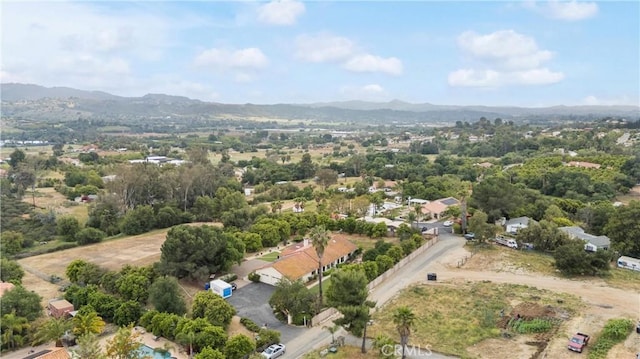 16151 Sunset Way, Valley Center, CA 92082 - aerial overview of property's location featuring a mountainous background