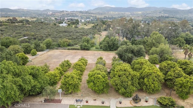 16151 Sunset Way, Valley Center, CA 92082 - aerial view of property and surrounding area with mountains