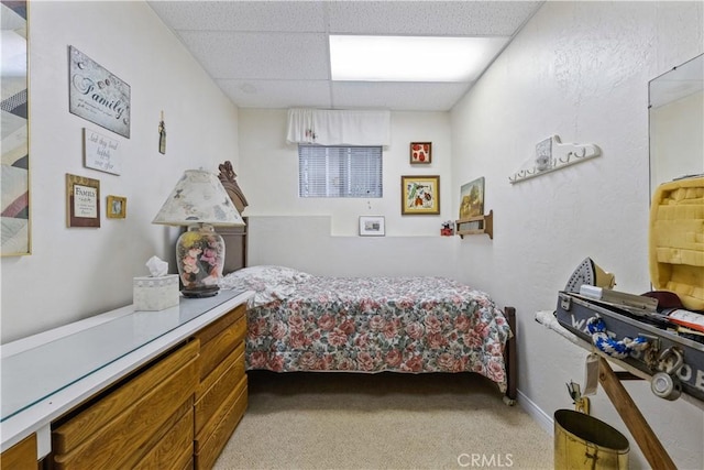 750 Luisita St, Morro Bay, CA 93442 - bedroom with a paneled ceiling and light colored carpet