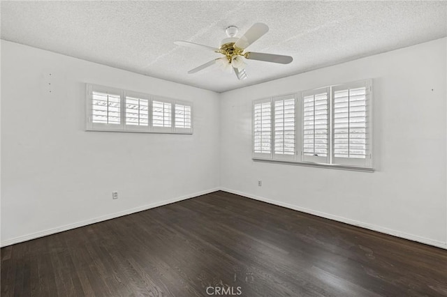 1296 Tiger Tail Dr, Riverside, CA 92506 - unfurnished room with wood finished floors, a textured ceiling, and ceiling fan