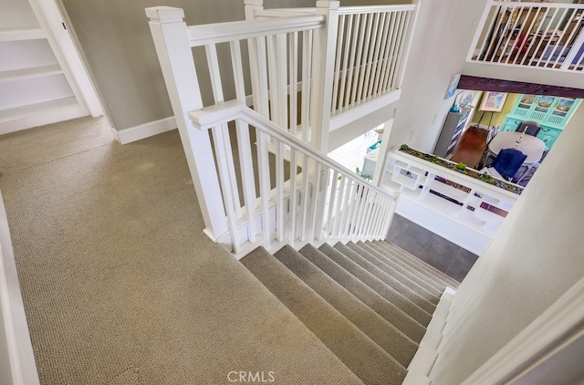 23402 Devonshire Dr, Lake Forest, CA 92630 - stairway with carpet floors and baseboards