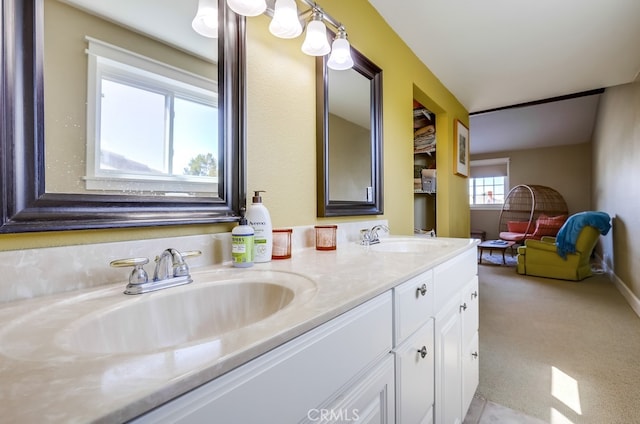 23402 Devonshire Dr, Lake Forest, CA 92630 - bathroom featuring double vanity