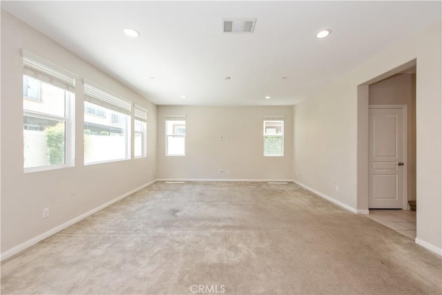 16123 Apricot Ave, Chino, CA 91708 - spare room featuring light colored carpet and recessed lighting